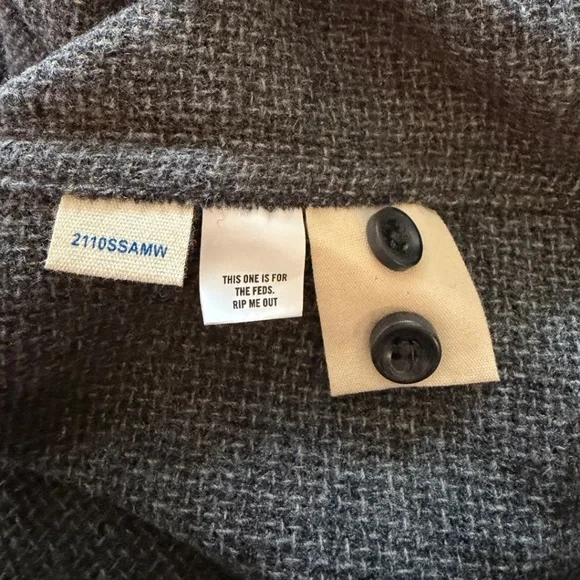 Taylor Stitch The Service Shirt Ash Melange Wool - Picture 4 of 8